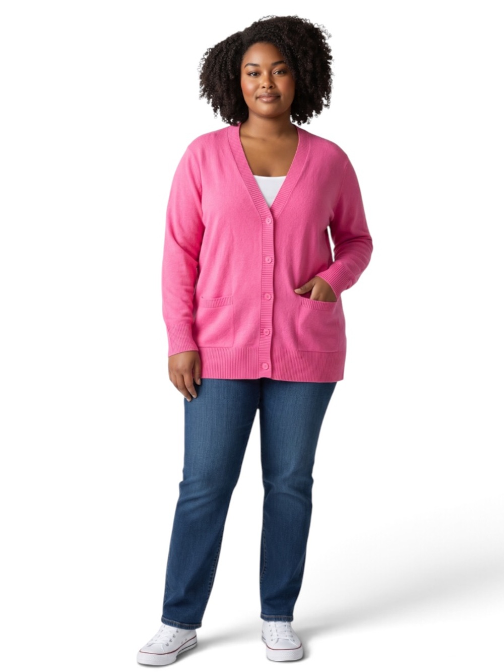 Torrid Bright Pink Knit Sweater